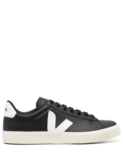 VEJA VEJA CHROMEFREE CAMPO LEATHER SNEAKERS