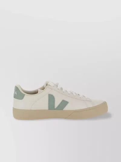 Veja Chromefree Leather Sneakers Suede Inserts In White