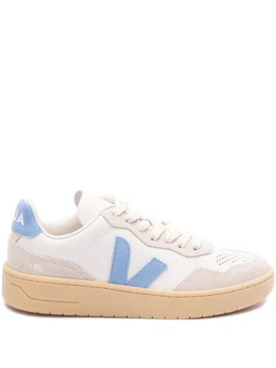Veja Chunky Beige And White Sneakers In Multicolor