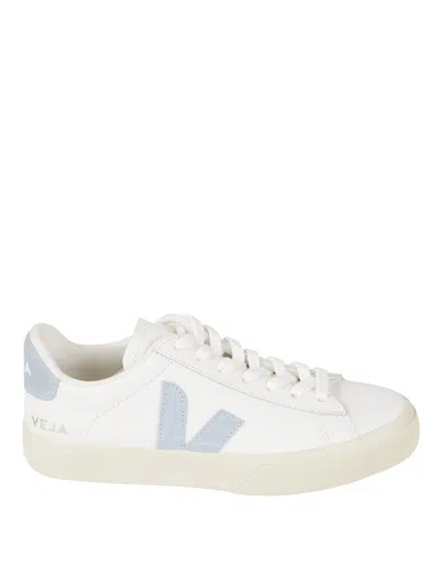 Veja Classic White Leather Sneakers With Suede Accents