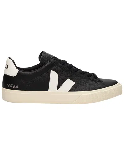Veja Classics Leather Sneaker In Black