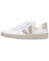 Veja V-12 Leather Sneakers In White
