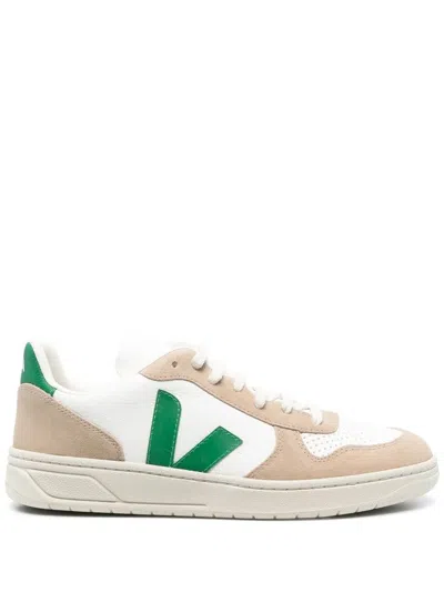 VEJA COLOUR-BLOCK LOW-TOP SNEAKERS