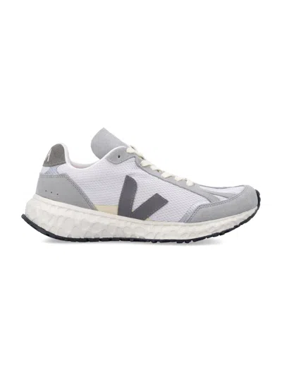 Veja Fred Perry Half Zipper Sweatshirt In White