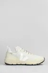 Veja Mesh Panel Rubber Sole Sneaker In White