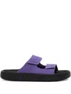 Veja Double-strap Suede Slides