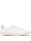 Veja White Leather Sneakers With Embroidered Logo In White