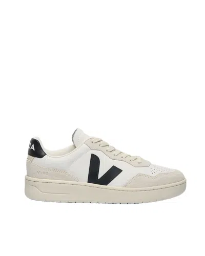Veja V 90 Sneakers Breathable Casual Style In Neutral