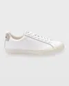 Veja Esplar Leather Logo Sneakers In White