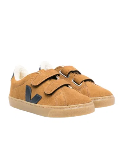 Veja Kids' Esplar Leather Sneakers In Multicolor