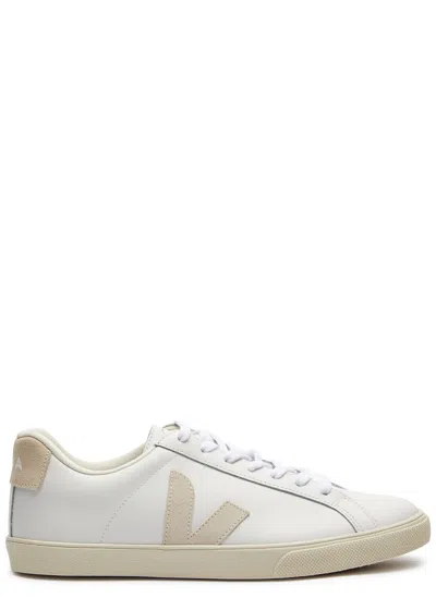 Veja Esplar Leather Sneakers In Nude