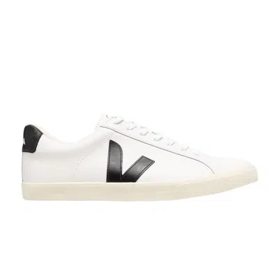 Pre-owned Veja Esplar Leather 'white Black' | Men's Size 41
