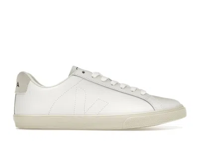 Pre-owned Veja Esplar Leather (women's) Sneakers In White/grey