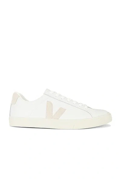 Veja Esplar Logo In Extra White & Sable