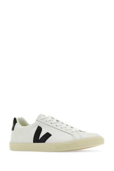 VEJA WHITE LEATHER ESPLAR SNEAKERS