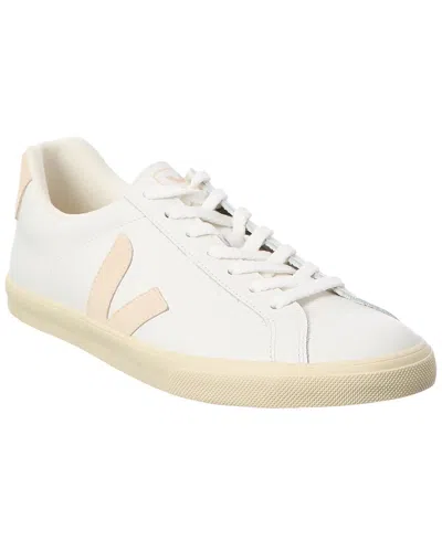 Veja Esplar Logo Leather Sneaker In White