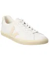 Veja Esplar Logo Leather Sneaker In White