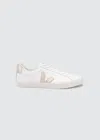 Veja Esplar Leather In White/gold