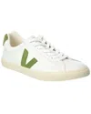 Veja Esplar Logo Leather Sneaker In White