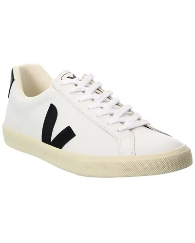 Veja Esplar Logo Leather Sneaker In White
