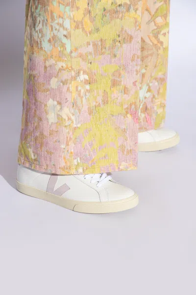 Veja ‘esplar Logo Leather' Sneakers In White