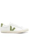 Veja Esplar Logo Leather Sneaker In White