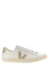 Veja + Net Sustain Esplar Metallic-trimmed Leather Sneakers