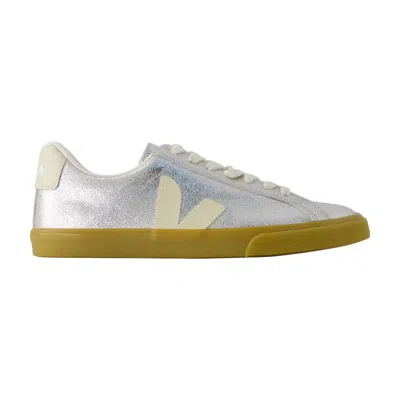 Veja Esplar Logo Sneakers In Metallic