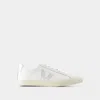 Veja Esplar Sneakers In White Leather In White