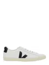 Veja 'esplar' White Low Top Sneakers With Contrasting Heel With Logo Lettering And Logo Patch On The Side In White