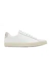 Veja White Esplar Leather Sneakers In White