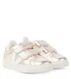 Veja Esplar Metallic Touch-strap Sneakers In Gold