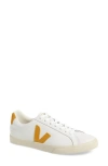 Veja Campo Chromefree Leather Sneakers In Extra-white Safran