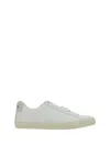 Veja White Leather Sneakers With Embroidered Logo In Extra-white