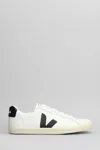 Veja Low Top Sneakers With Contrast Heel Tab In Animal Print