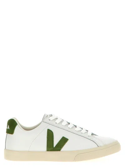 Veja Esplar Leather Sneakers White Kiwi
