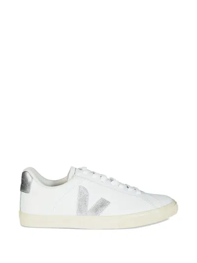 Veja Esplar Lace-up Low-top Casual Shoes In White