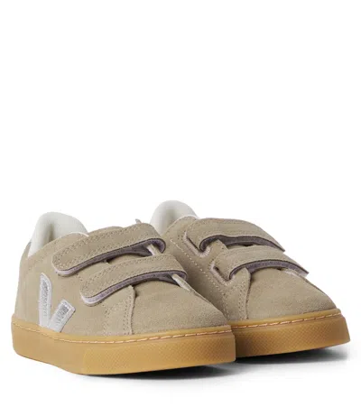 Veja Esplar Suede Sneakers In Beige