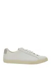 Veja White Leather Sneakers With Embroidered Logo In White