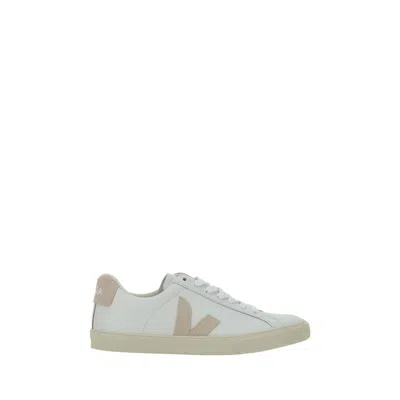 Veja Esplar Leather Sneakers In Neutral