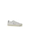 Veja Esplar Leather Sneaker In White Silver In White
