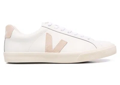 Pre-owned Veja Esplar (women's) Sneakers In White/beige