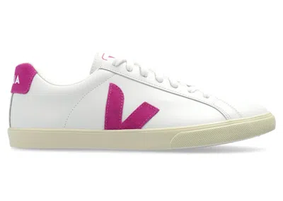 Pre-owned Veja Esplar (women's) Sneakers In White/ultraviolet