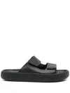 Veja Etna O. T. Leather Full Slippers In Black