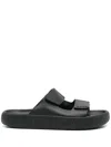 Veja Black Sandals With Adjustable Straps In Black