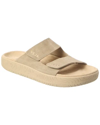 Veja Etna Suede Sandal In Neutral