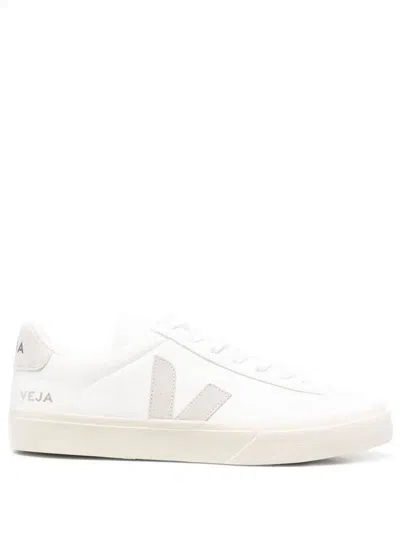 Veja Field Chfree Leather Shoes In White