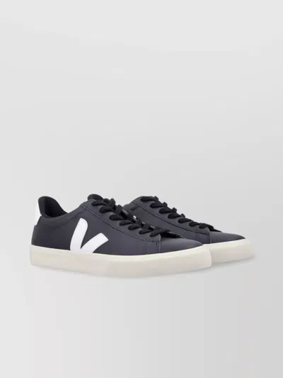 Veja Campo Suede Low-top Sneakers In Black