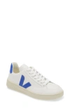 Veja V-12 Leather Sneakers In Extra-white Paros