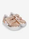 Veja Girls Chromefree Leather Esplar Trainers Eu 27 Uk 9 Gold In Gold